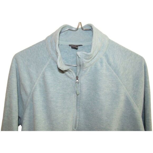 Eddie Bauer Aqua Blue 1/4 Zip Fleece Pullover Sz M‎ - Picture 4 of 4